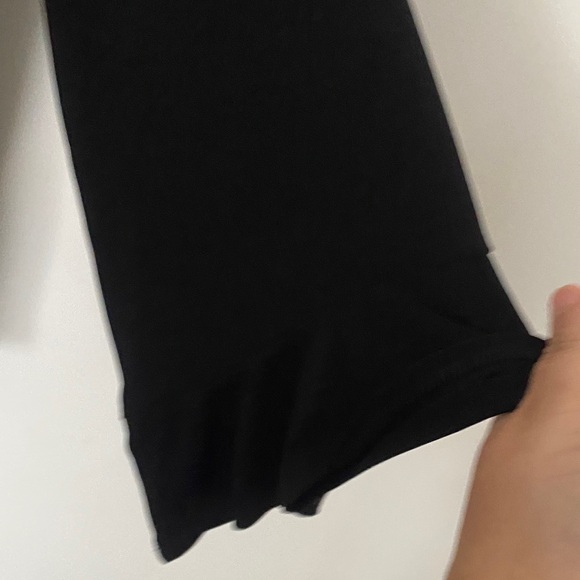 Dennis Basso Elegant Black Long Sleeve Top - Picture 4 of 4